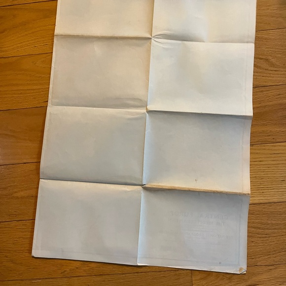 Vintage National Geographic map of Central Europe, and the Mediterranean 1939 - Picture 5 of 7